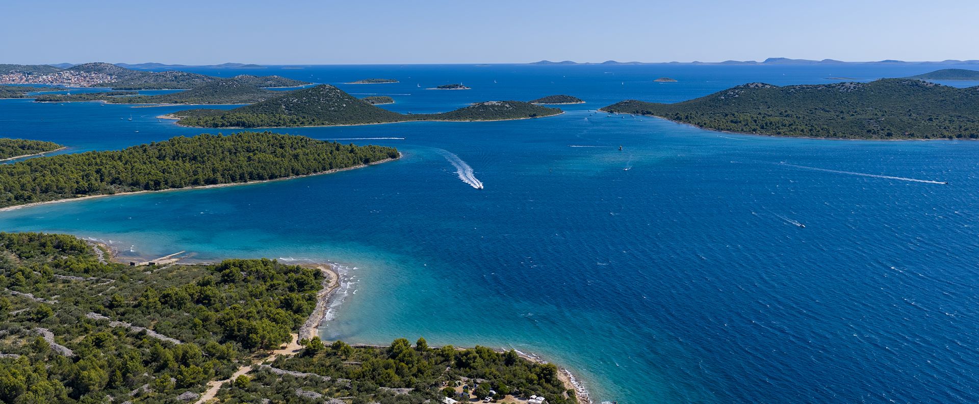 Dalmatische Küste nahe Zadar in Kroatien